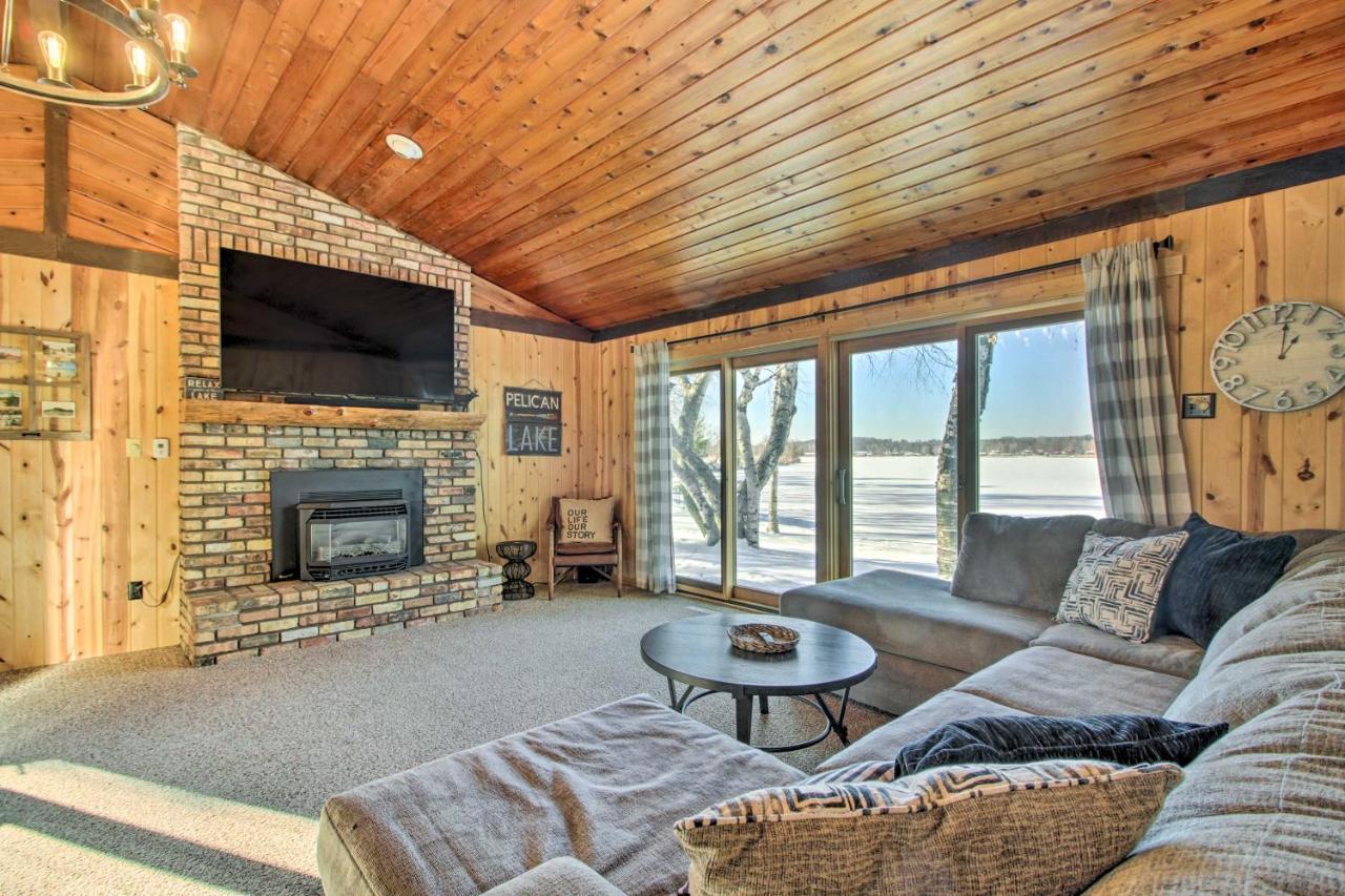 Pelican Lake Getaway On Stunning Peninsula! Pequot Lakes Exterior photo