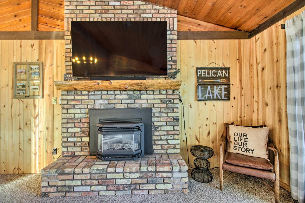 Pelican Lake Getaway On Stunning Peninsula! Pequot Lakes Exterior photo